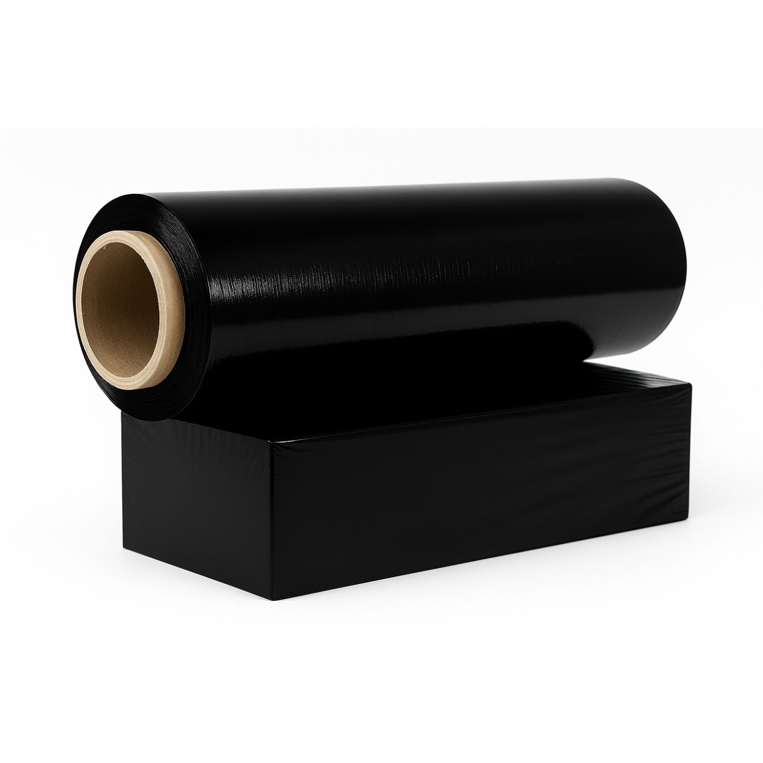 Film Stretch Negro 50 cm | Alta Resistencia