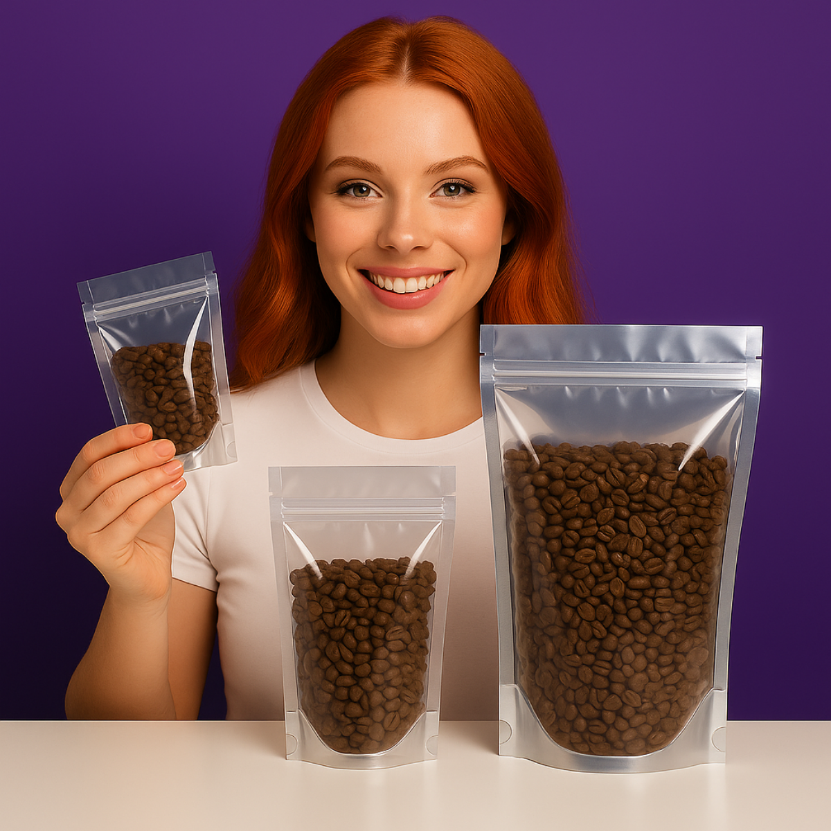 Bolsas Doypack Transparentes con Zipper | Empaque Versátil para Alimentos, Cereales y Más