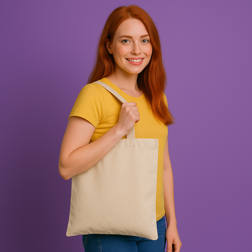 Bolsas de Lienzo con Manija 100% Algodón – Ecológicas y Reutilizables