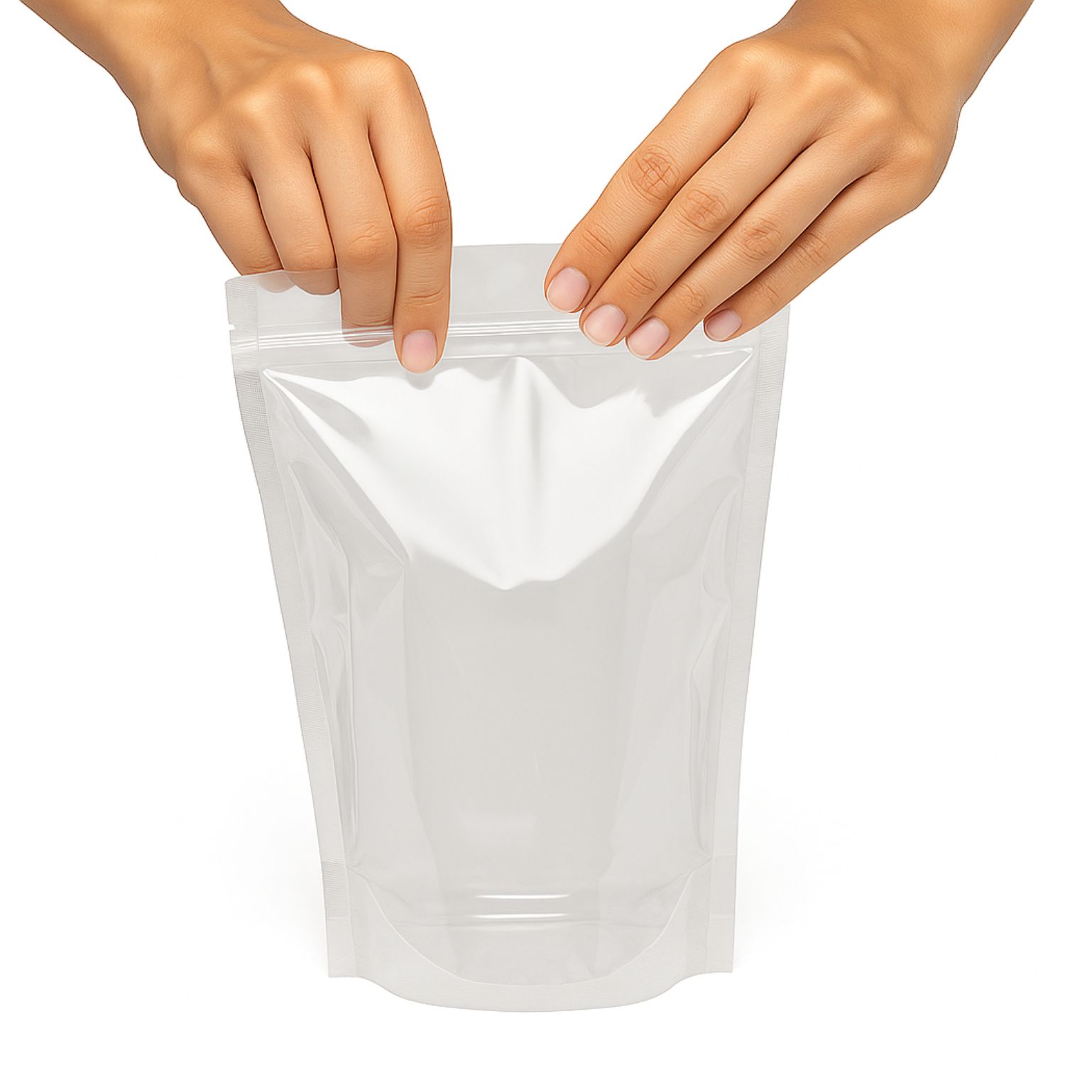 Bolsas Doypack Transparentes con Zipper | Empaque Versátil para Alimentos, Cereales y Más