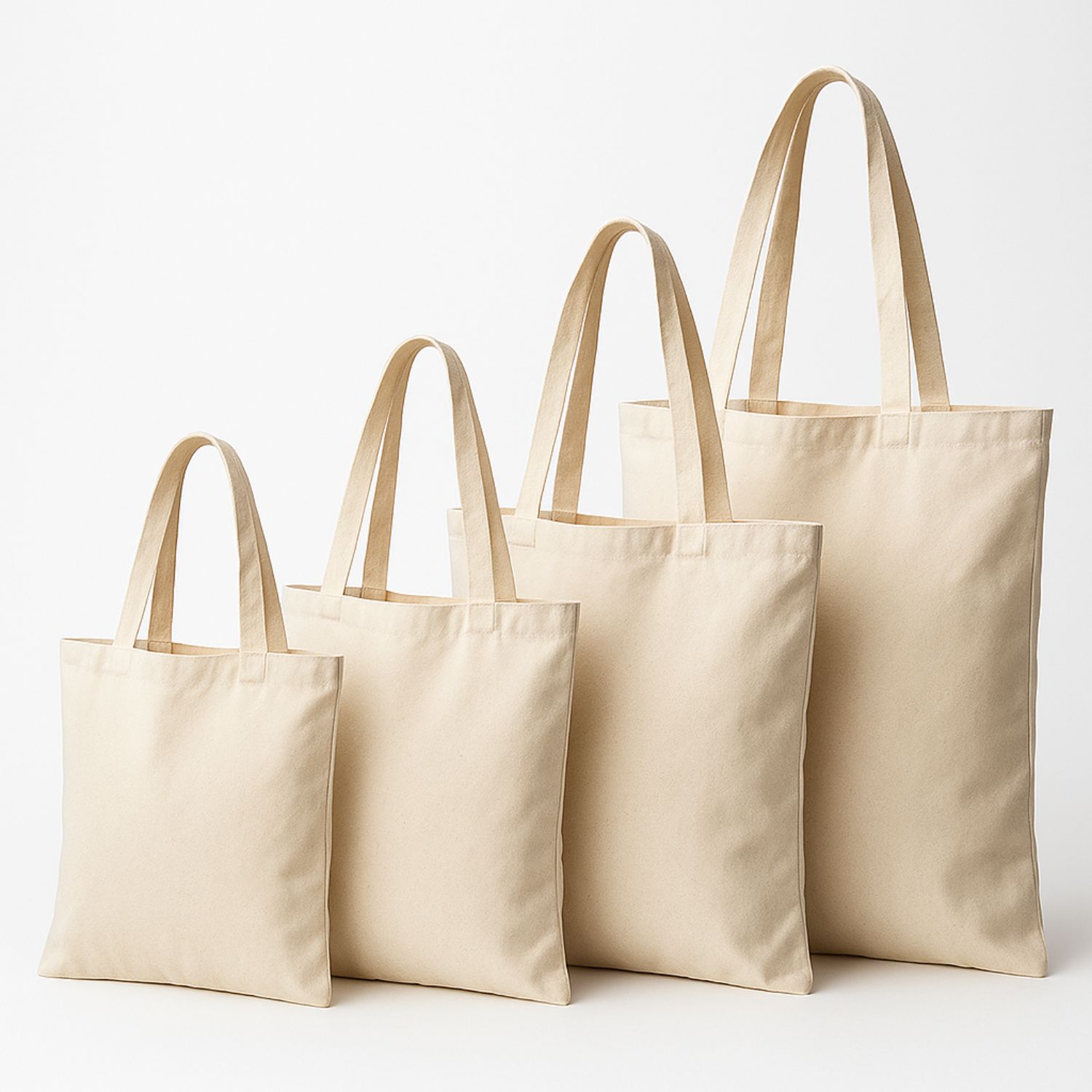 Bolsas de Lienzo con Manija 100% Algodón – Ecológicas y Reutilizables