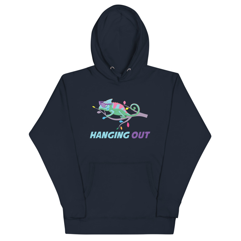 Hanging Out Chameleon Hoodie