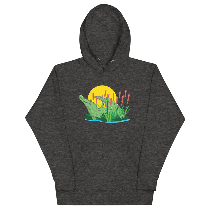 Crocodile Nature Graphic Hoodie