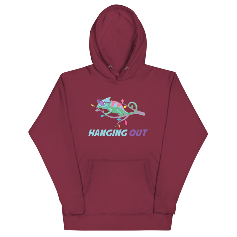 Hanging Out Chameleon Hoodie