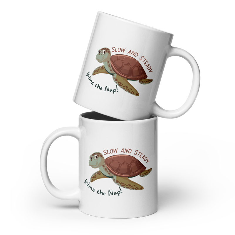 Turtle Motivational Ceramic Mug
