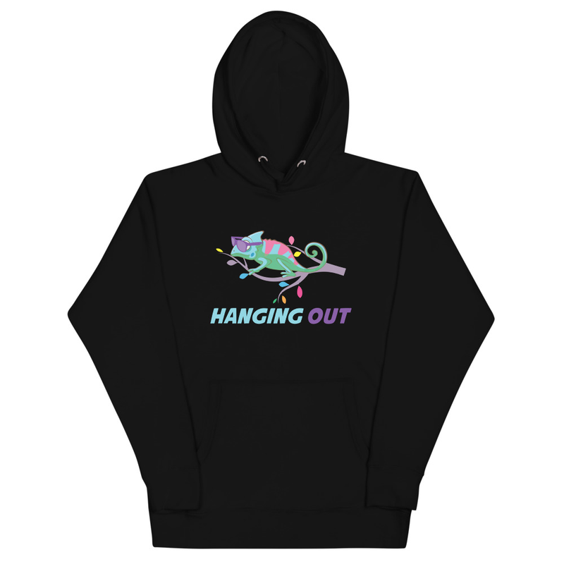 Hanging Out Chameleon Hoodie