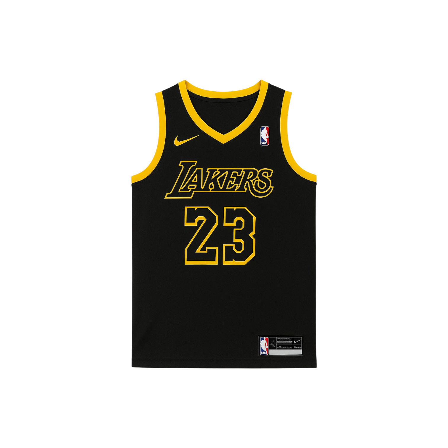 Regata de Basquete "Los Angeles Lakers" Preta