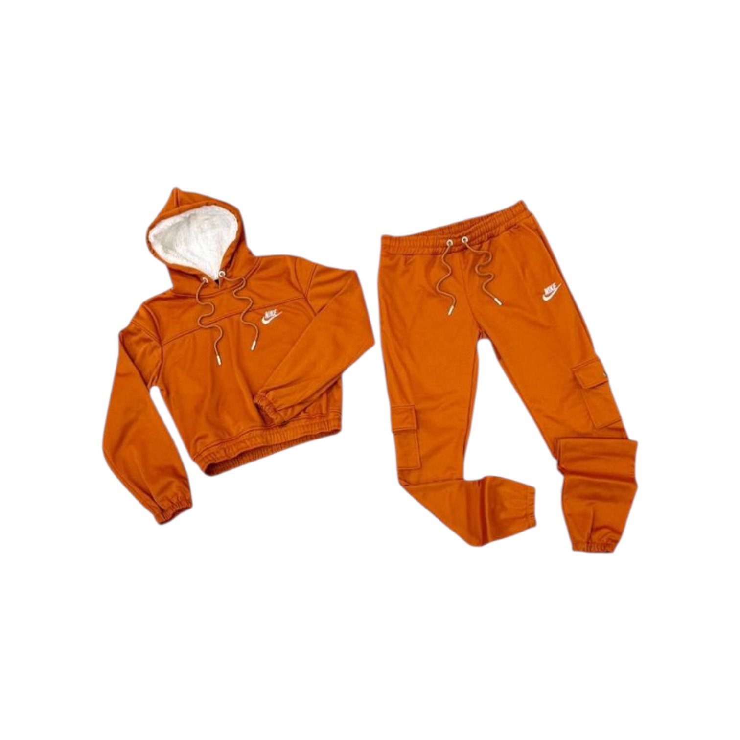 Conjunto Nike Feminino Laranja (Jaqueta + Calça)