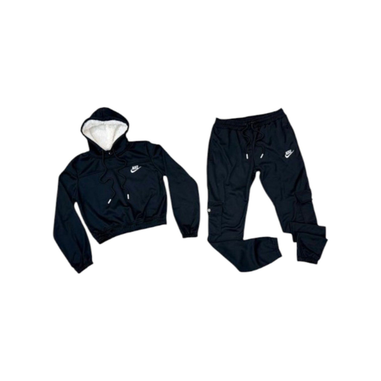 Conjunto Nike Feminino Preto (Jaqueta + Calça)
