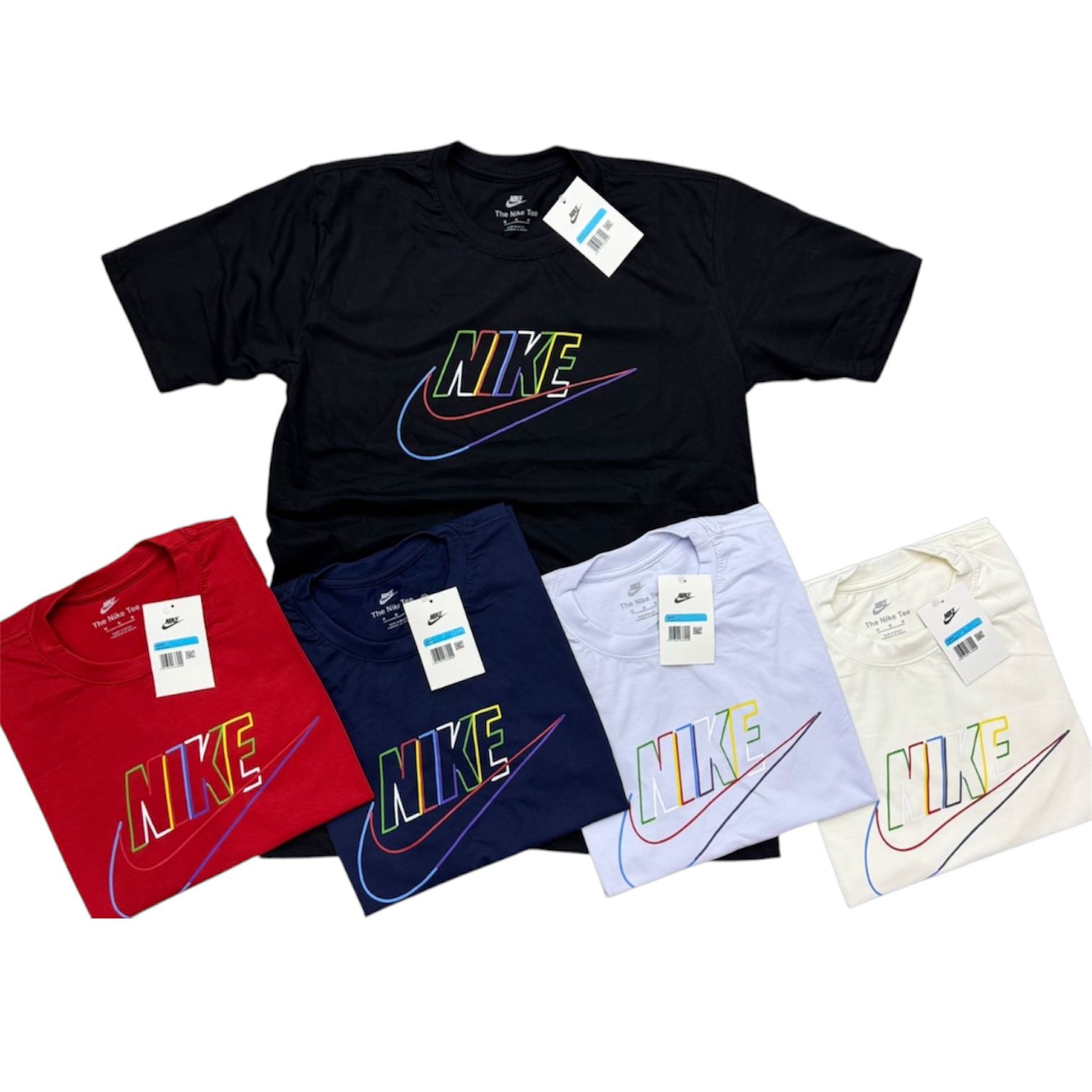Camiseta Nike Sportswear Logo Colorido