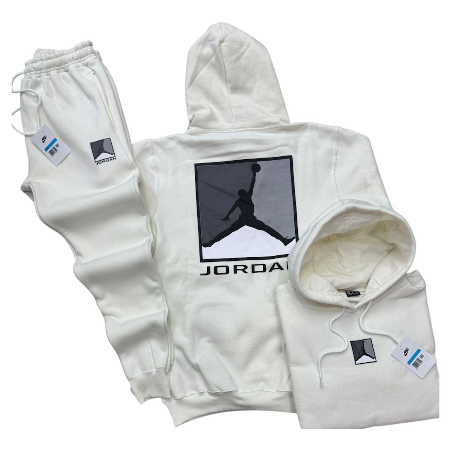 Conjunto Moletom Jordan Essentials Fleece Baseline (Blusa + Calça)