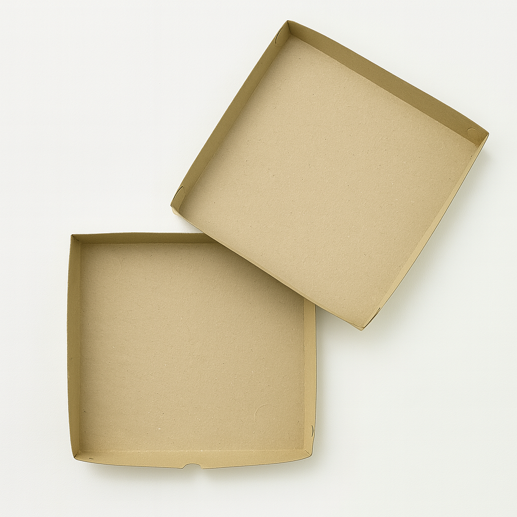 Caja para Pizza Gris Economica