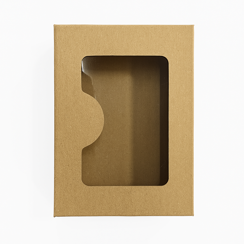 Caja con Visor 31x20x7