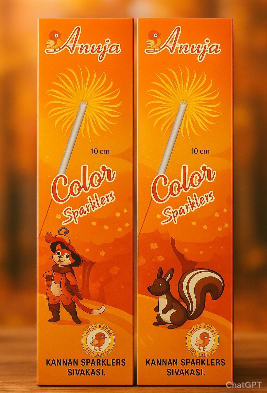 10 Cm Colour Sparklers