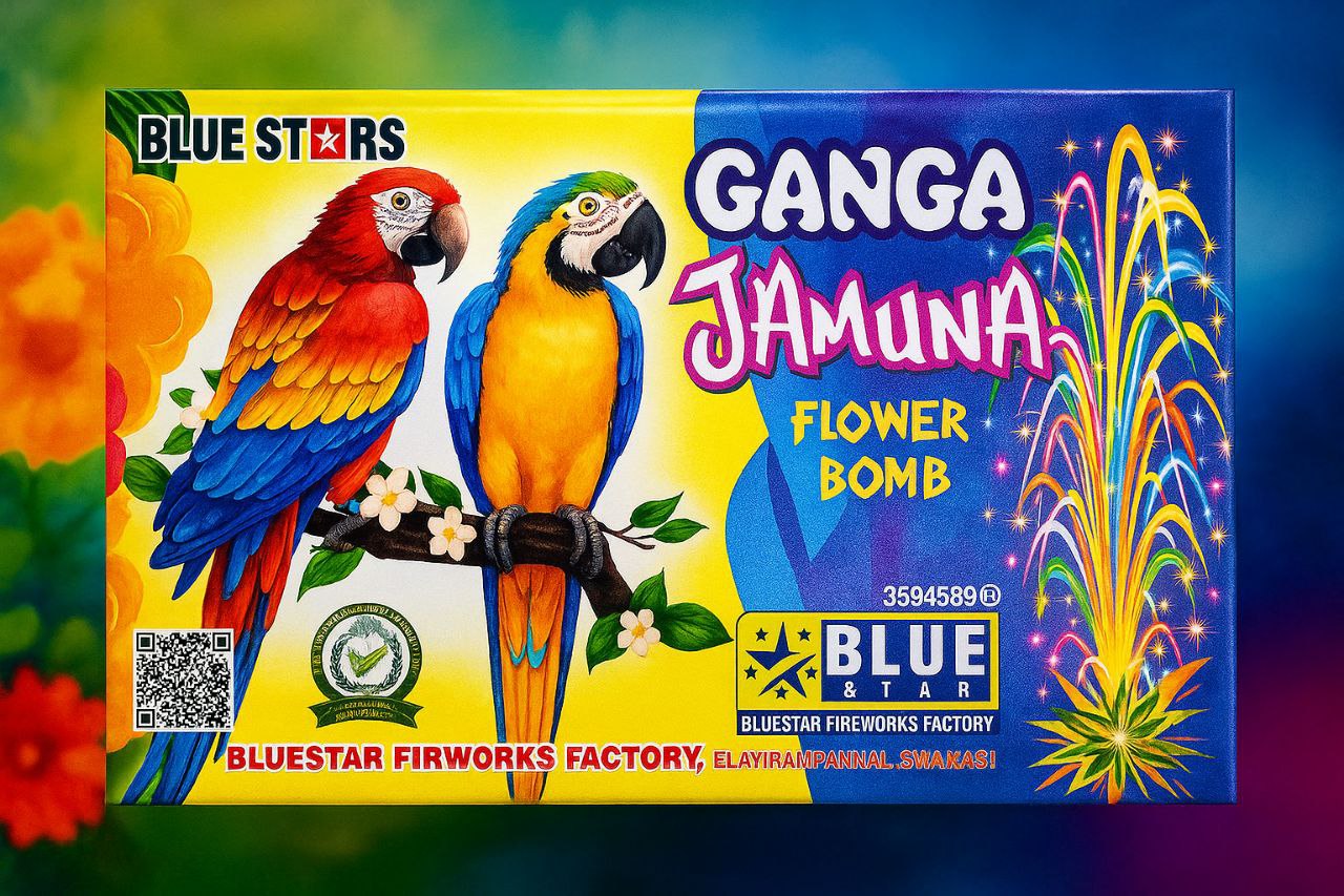 Flower bomb Ganga yamuna