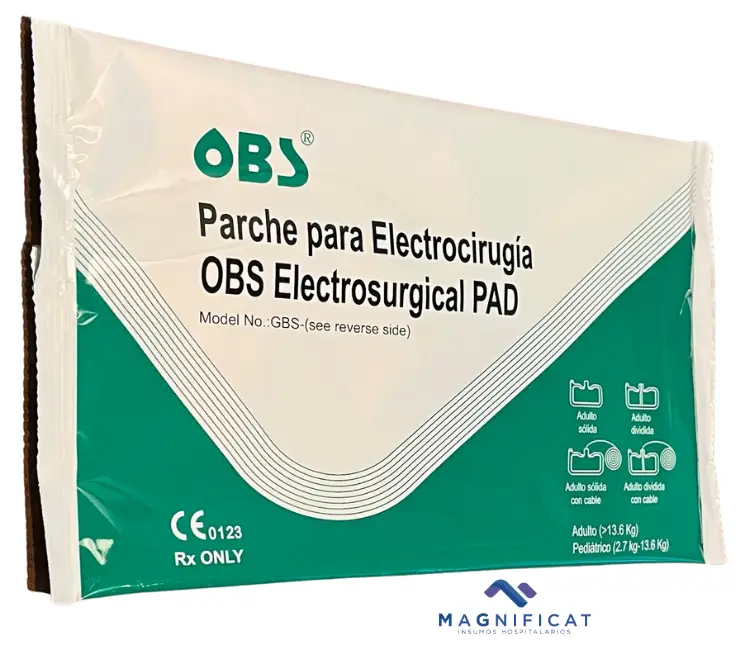 PLACA ELECTROCAUTERIO GREENPAD DESECH C/CABLE OBS