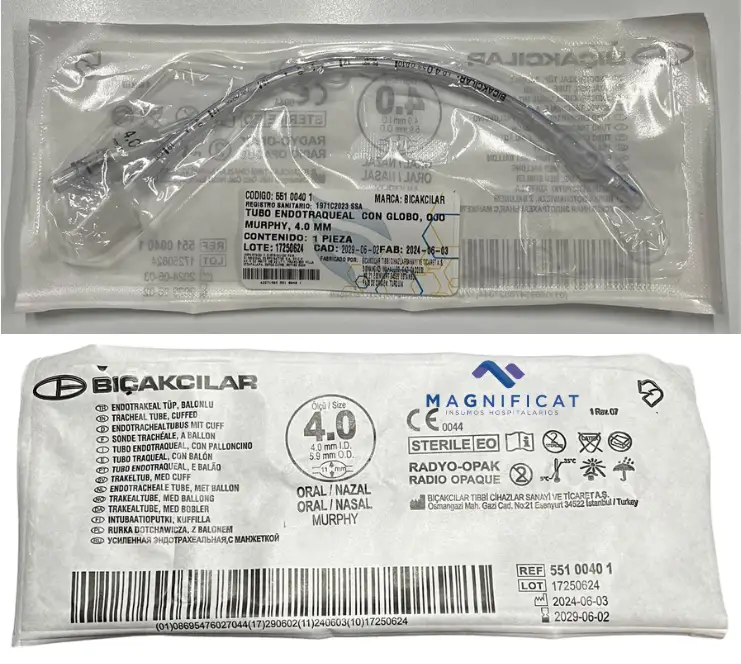 TUBO ENDOTRAQUEAL C/GLOBO 16FR 4.0MM BICAKCILAR