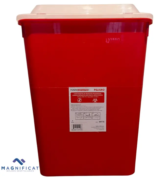 CONTENEDOR PUNZOCORTANTE 13 LT HQ