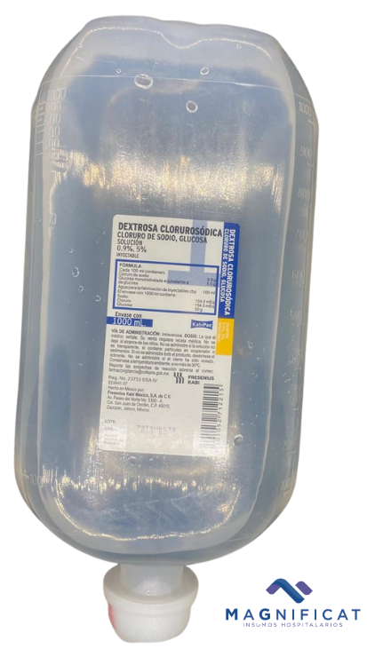 SOLUCION MIXTA (DEXTROSA-CLORURO DE SODIO) 1000ML FRESENIUS 5113BP