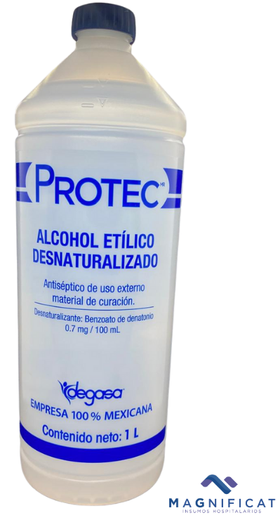 ALCOHOL DESNAT 1 LT GL 70.0° PROTEC