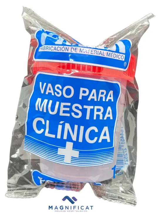 VASO RECOLECCION PARA MUESTRA 100 ML ESTERIL