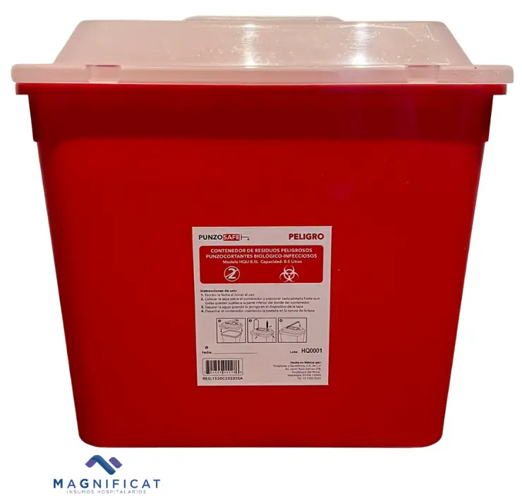 CONTENEDOR PUNZOCORTANTE 8.5 LTS HQ