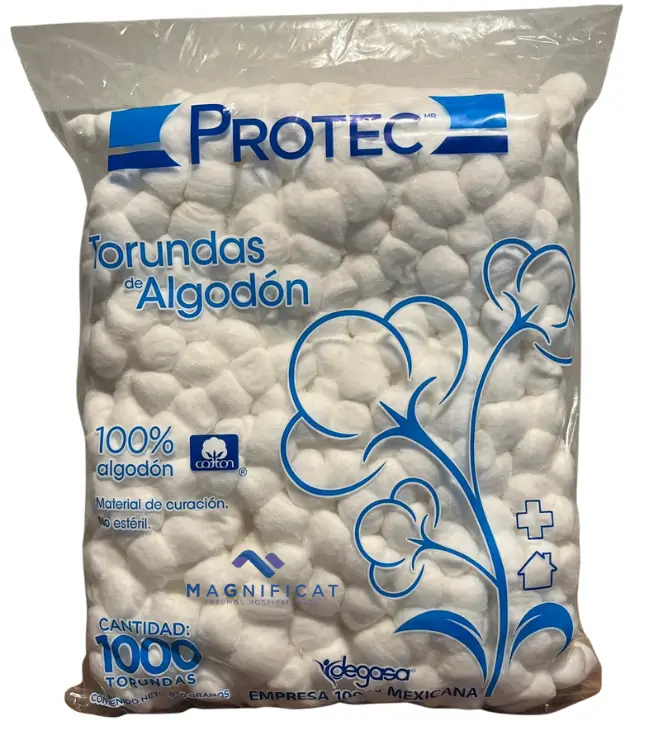 ALGODON TORUNDA 500 GR PROTEC