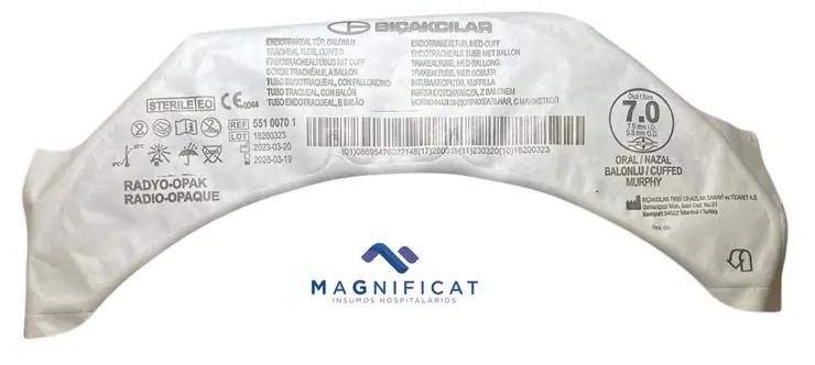 TUBO ENDOTRAQUEAL C/GLOBO 28FR 7.0MM BICAKCILAR 55100701
