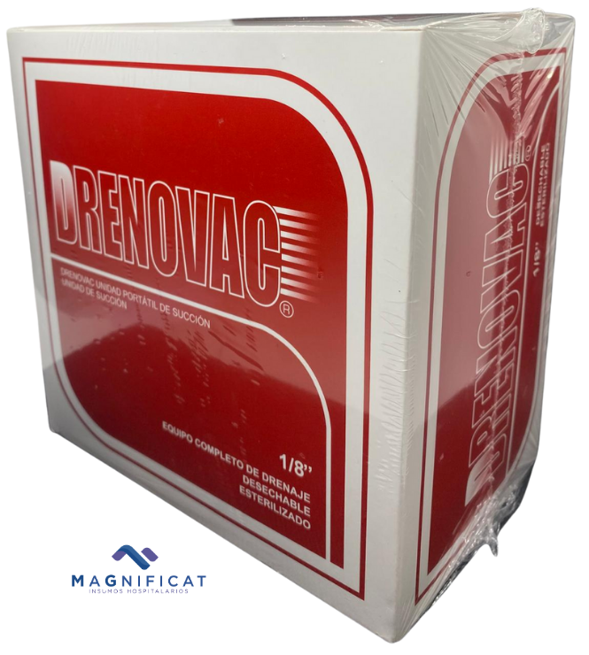 EQUIPO DE DRENAJE QUIRURGICO 1/8"(3MM) ESTERIL RADIOPACO (DRENOVAC)