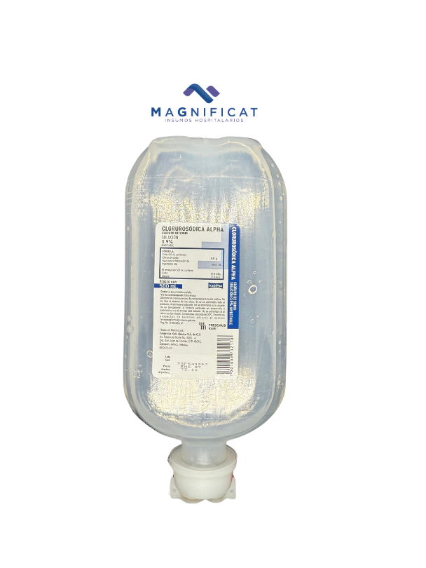 SOLUCION CLORURO DE SODIO .09% 500ML (FRESENIUS) 5109BP