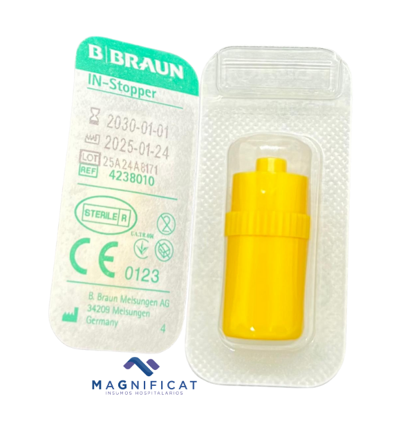 TAPON VENOSO AMARILLO INTERMIT LUER-LOK C/100 BBRAUN 4238010