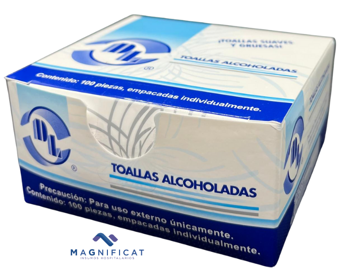 TOALLITAS ALCOHOLADAS C/100 DENTILAB