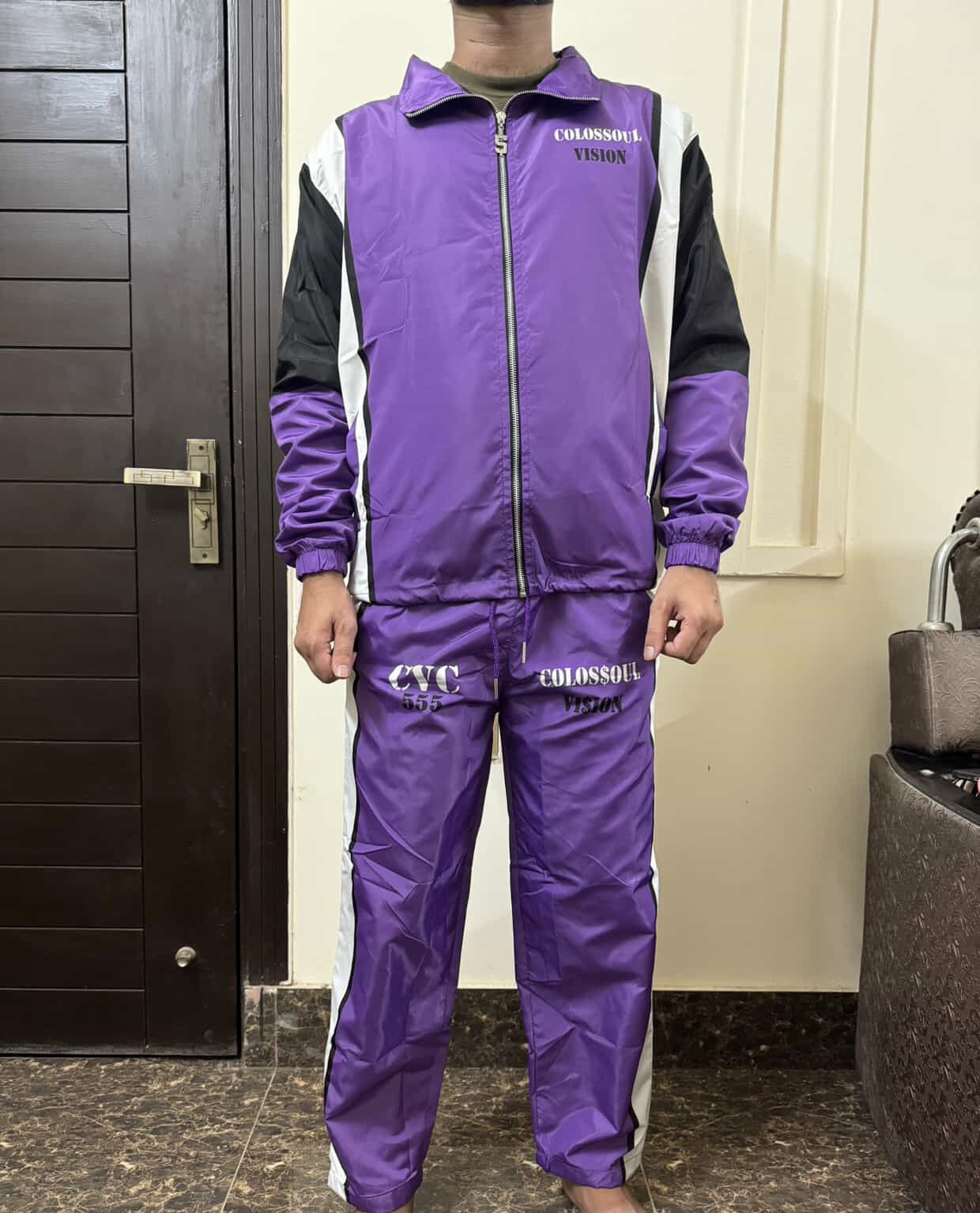 Purple Colossoul Vision Tracksuit