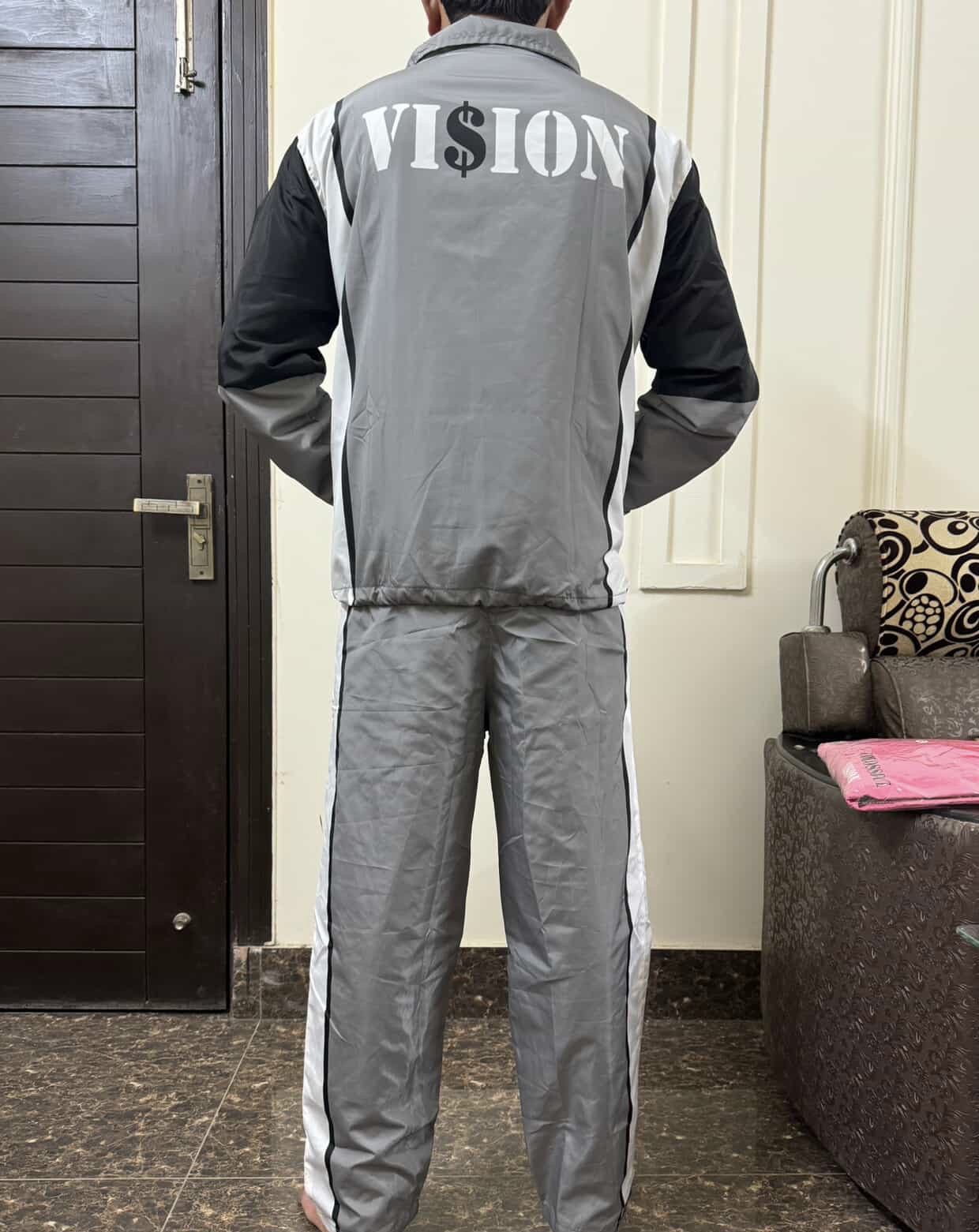 Gray Tracksuit Set