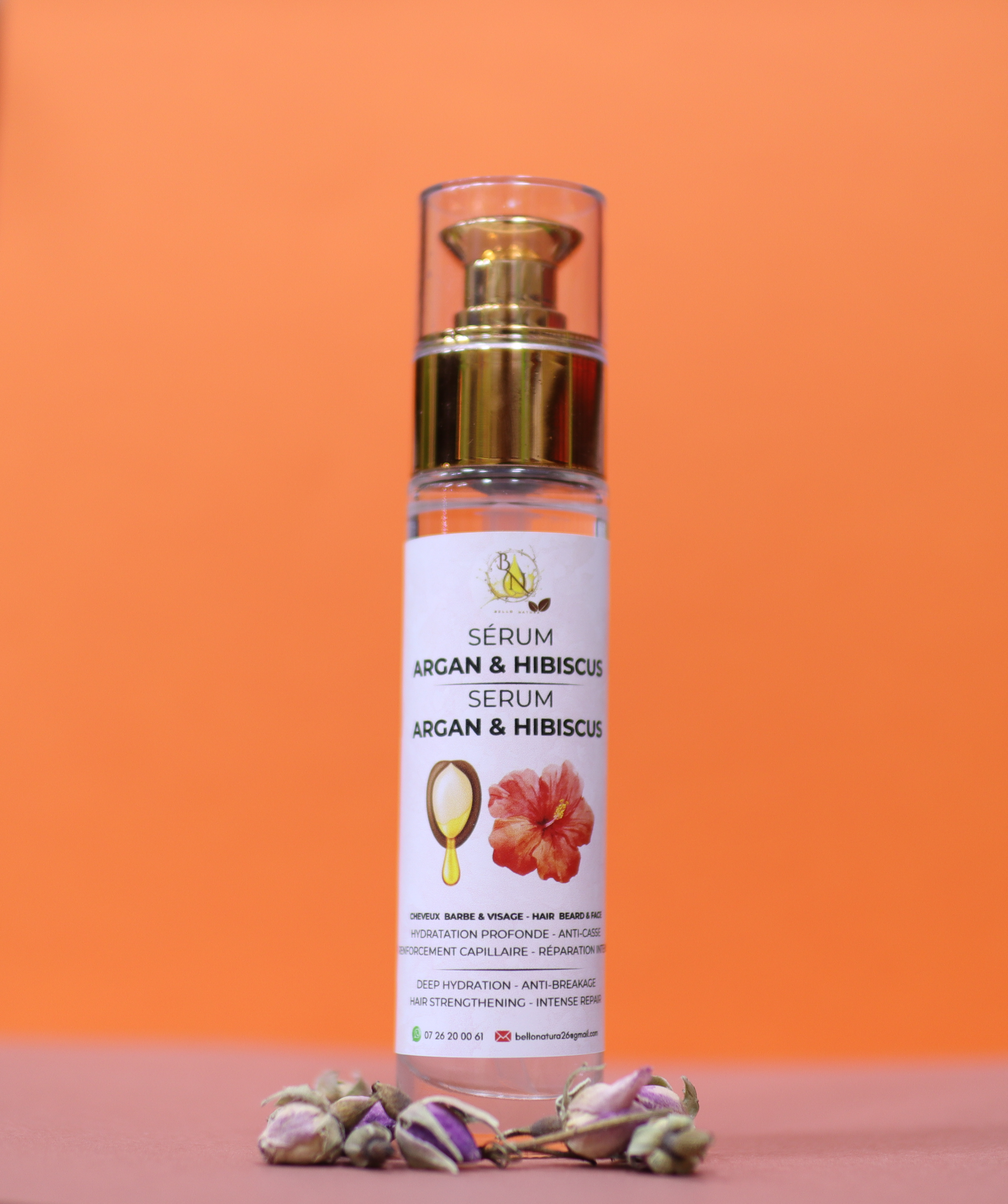 سيروم الكركديه للشعر والبشرة