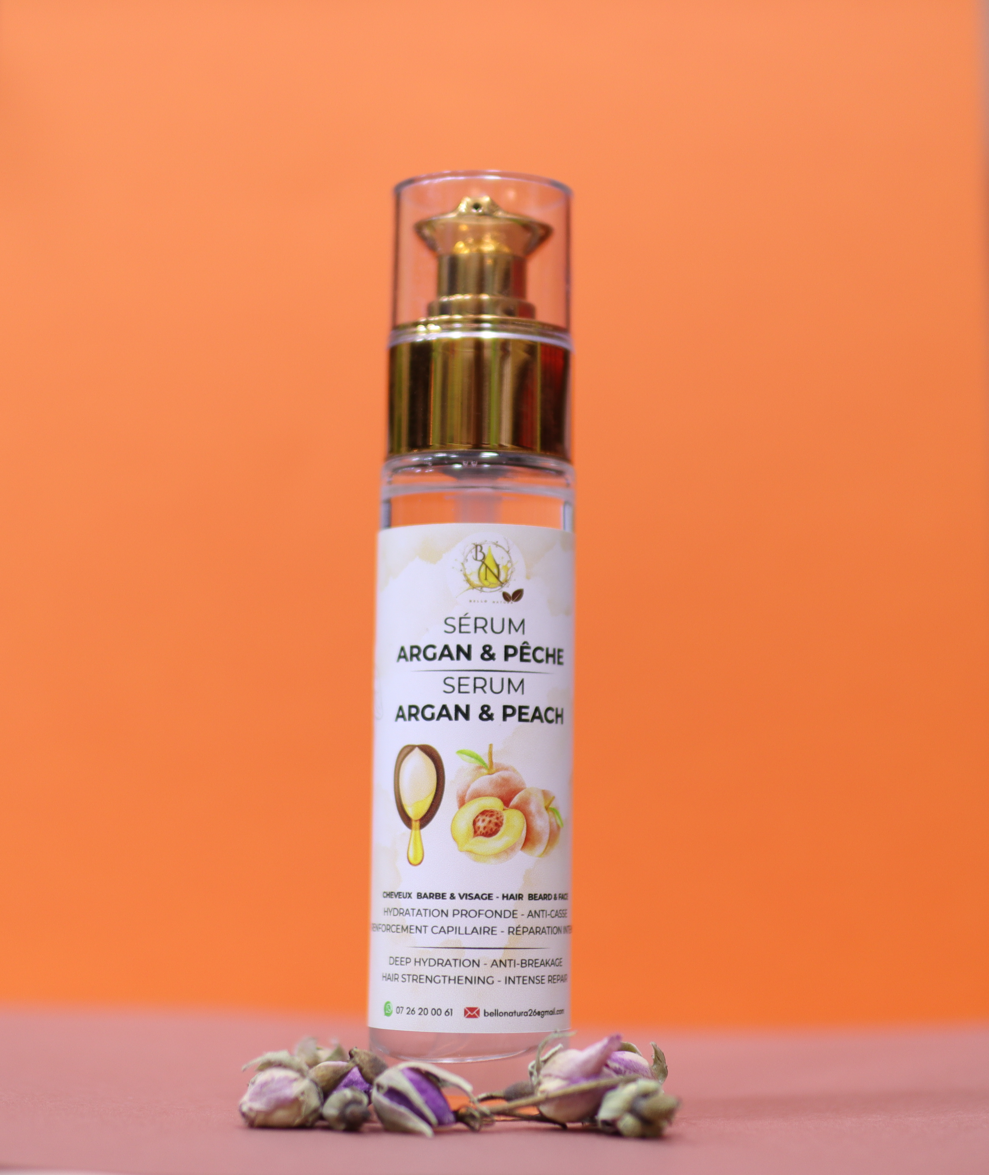 سيروم الخوخ للشعر والبشرة