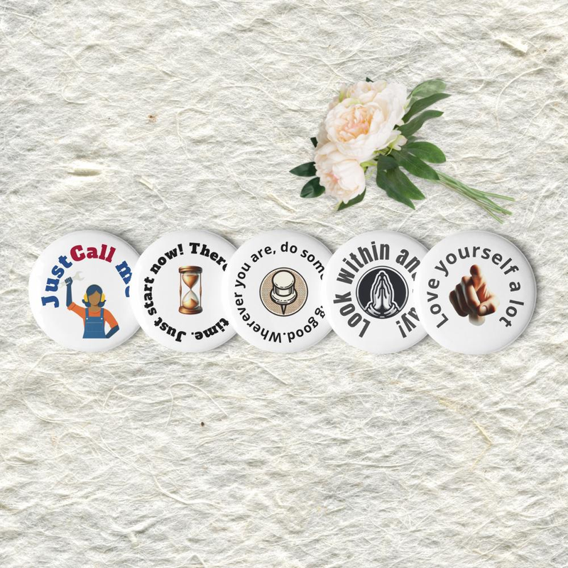 Set of pin buttons - Thoughts
