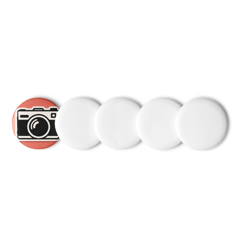 Set of pin buttons