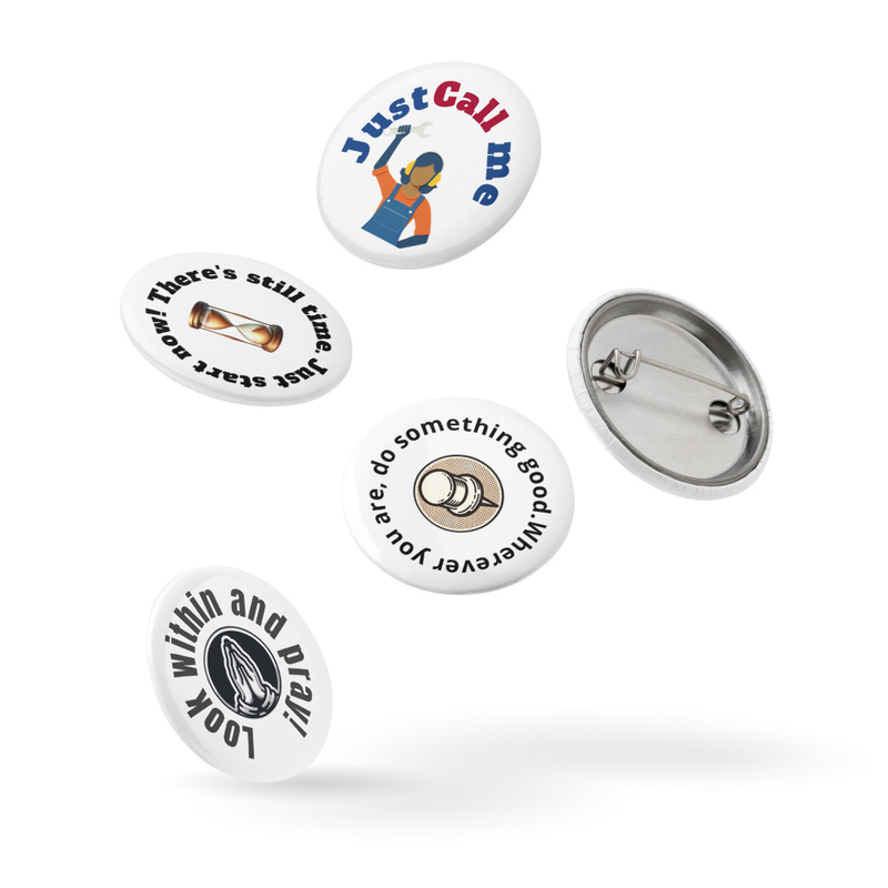 Set of pin buttons copy