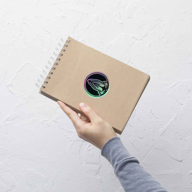 Holographic stickers - Prayer
