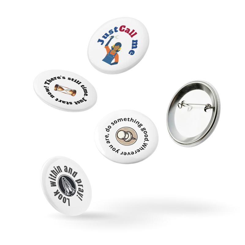 Set of pin buttons copy