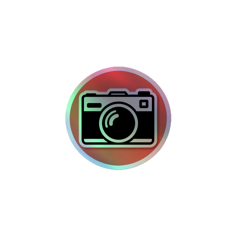 Adesivo de câmera fotográfica