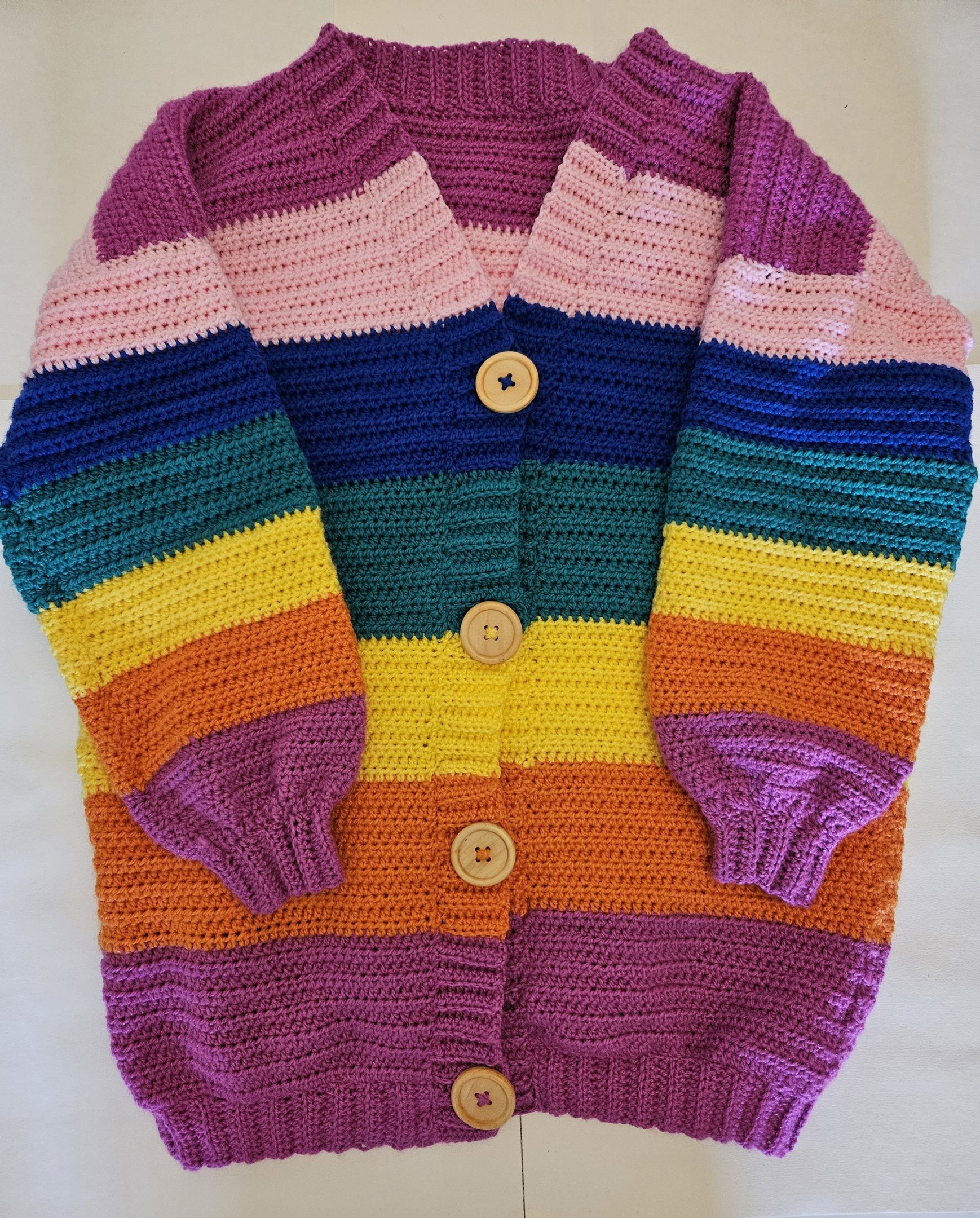 Cardigan arcoiris