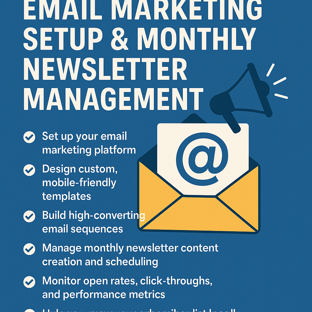 Email Marketing Setup & Monthly Newsletter Management