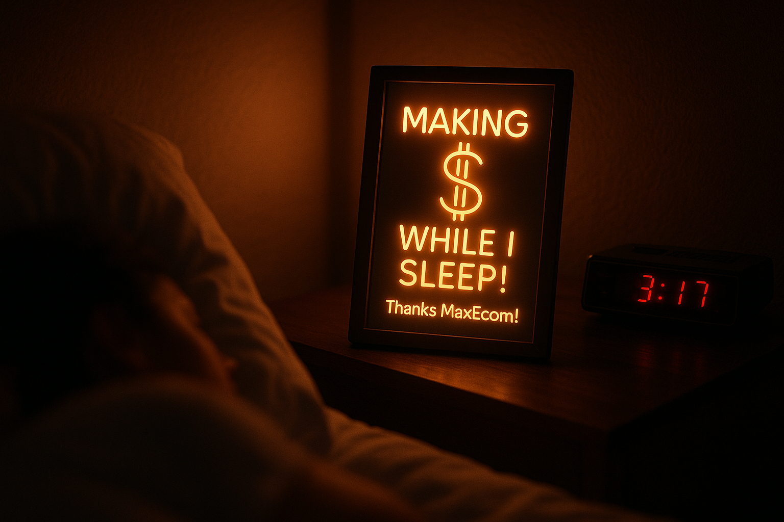 MaxEcom - Motivational LED Desk Sign