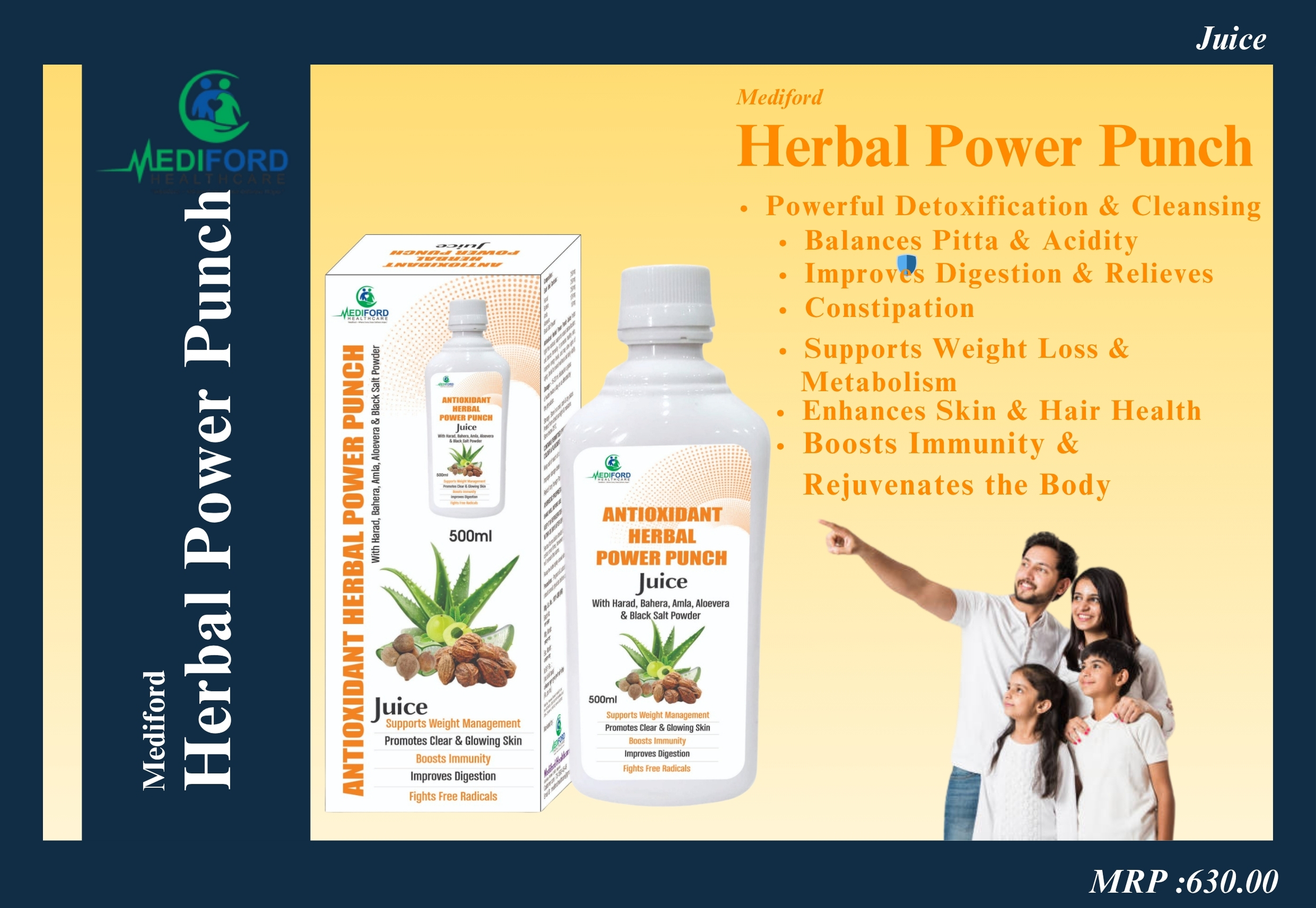 Herbal Power Punch Juice