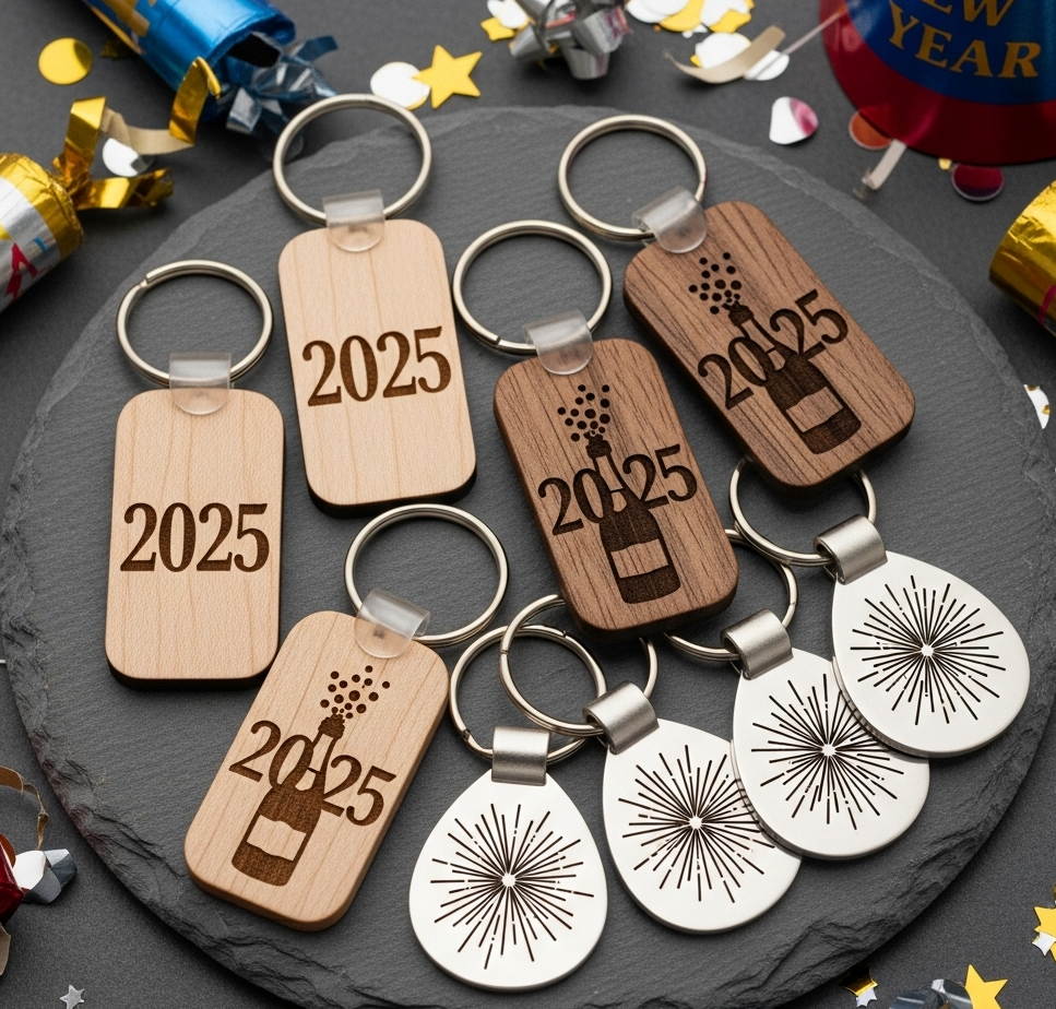 2026 New Year Keychains