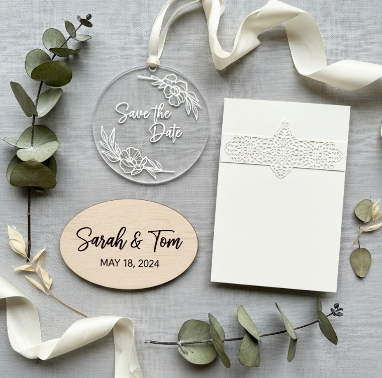 Personalized Wedding Save the Date Set