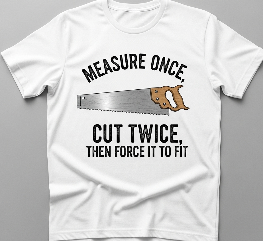 Measure Once Tee