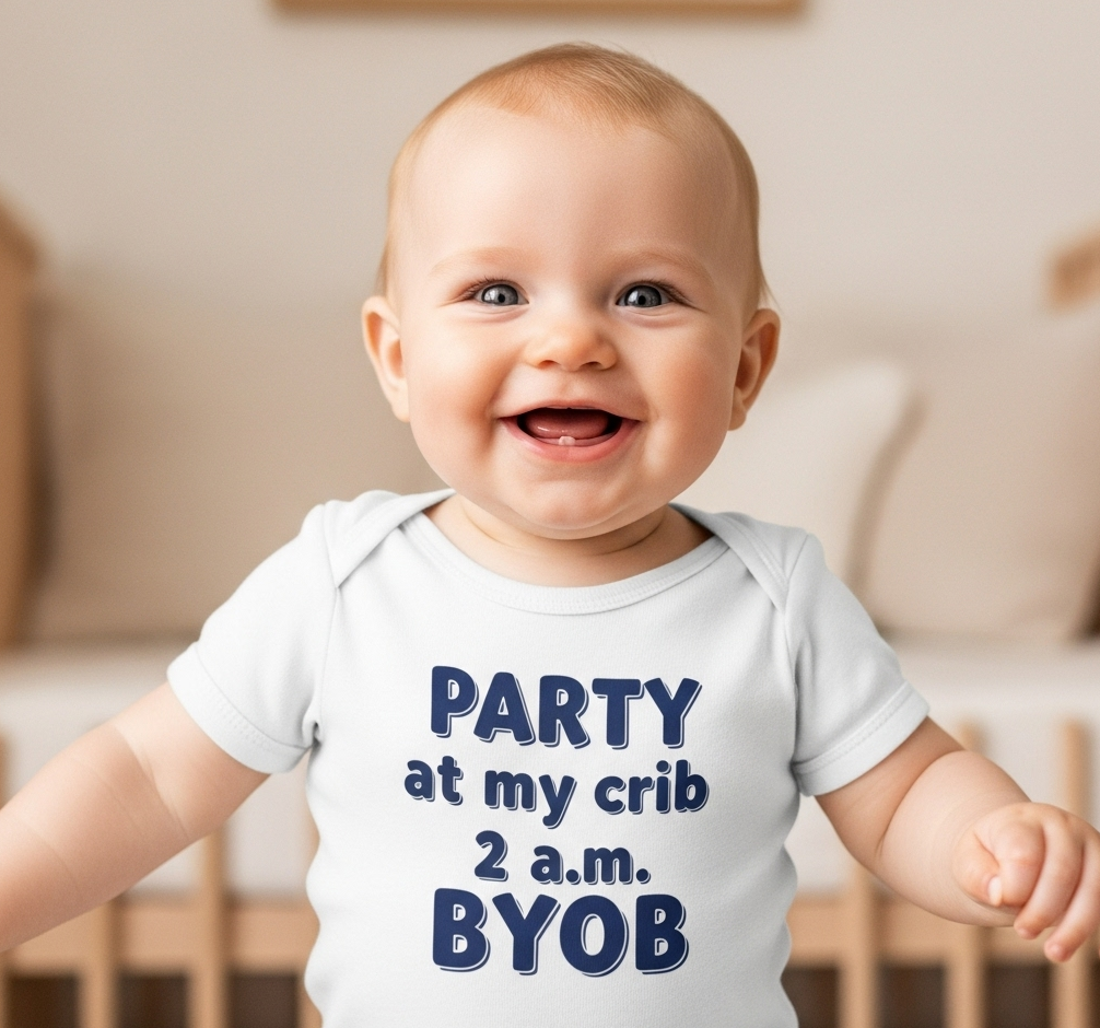 Party at My Crib Onsie